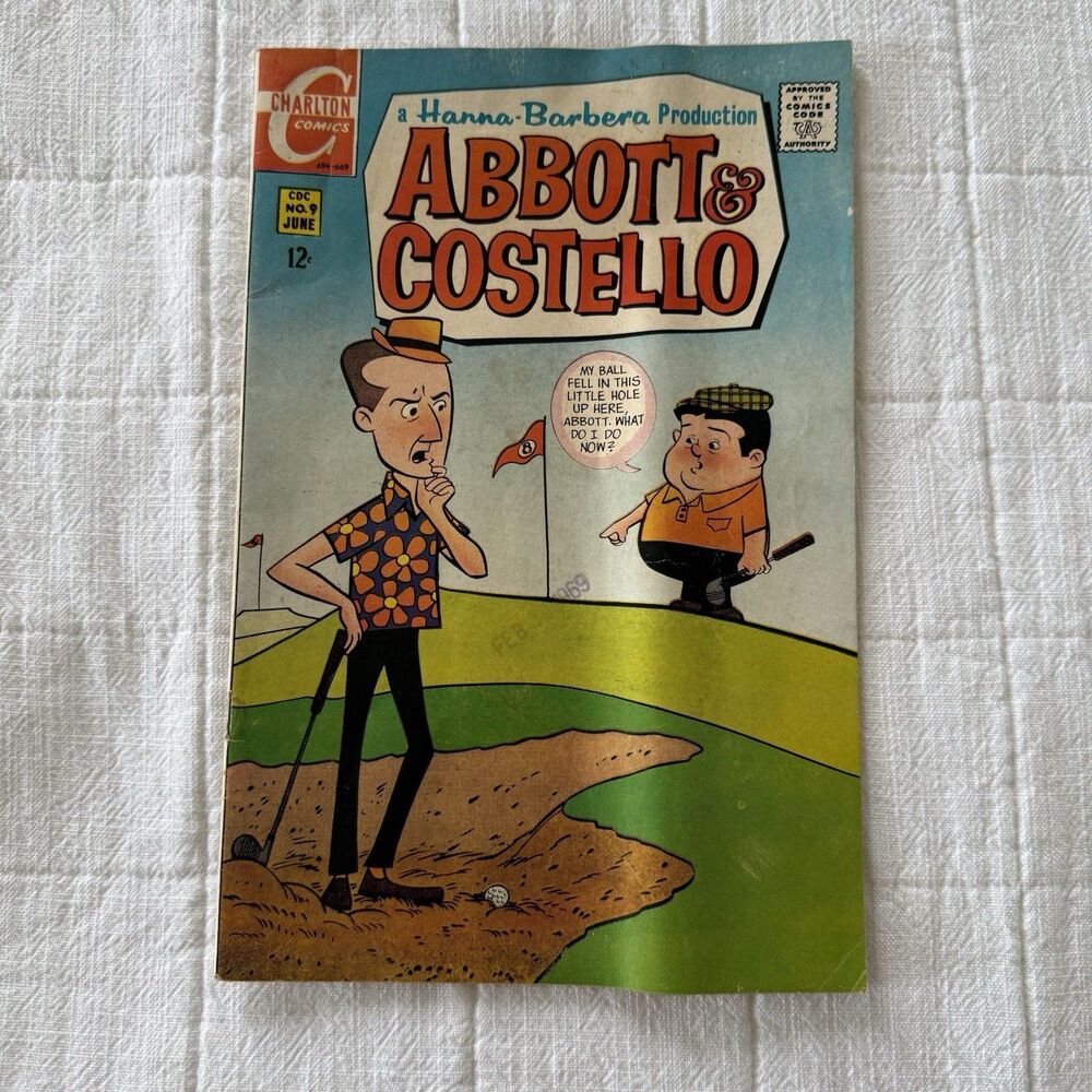 Abbott & Costello # 9 Charlton Comic Book Silver Age Hanna-Barbera